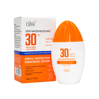 Crème solaire teintée naturelle, réparatrice anti-âge, longue durée, résistante à l'eau, protection UVA/UVB SPF 30+