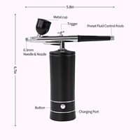 Pistolet d'infusion d'oxygène haute pression portable, atomise les liquides en petites molécules pour stimuler l'absorption des nutriments