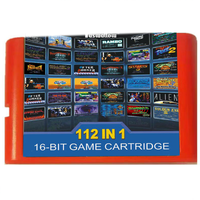 Cartouche de jeu 112-en-1 16 bits 1 Go de mémoire pour console SEGA Mega Drive Genesis