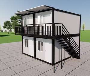 Moderna Villa Modulare Prefabbricata da 20 Piedi con Struttura <span class=keywords><strong>in</strong></span> Acciaio <span class=keywords><strong>per</strong></span> Esterni Giardino Ufficio Centro Commerciale Casa Container <span class=keywords><strong>in</strong></span> <span class=keywords><strong>Legno</strong></span> Prefabbricata <span class=keywords><strong>per</strong></span> Ingresso - Product Image 4