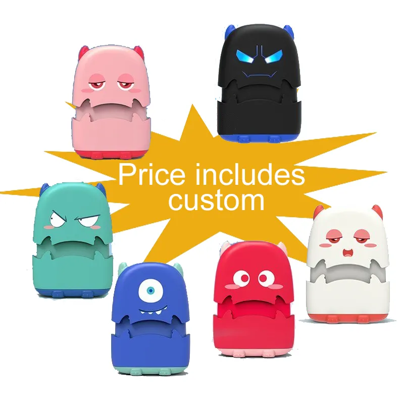 Cheap Freight Baby Name Stamp Custom-made Diy Gift For Children Seal Student Clothes Not Easy To Fade Security Cute Monsters Toy