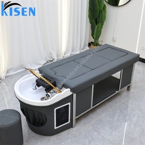 เตียงนวดสปาแบบโมเดิร์นพร้อมระบบหมุนเวียนน้ำสำหรับซาวน่า ยี่ห้อ Kisen พร้อมอุปกรณ์ทำม็อกซิบัชั่น ล้างหลัง และสระผมแบบไทย - Product Image 4