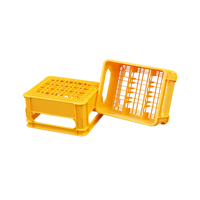 Caisses en plastique perforées empilables pour bouteilles de bière, boîtes de rangement, bacs à vendre