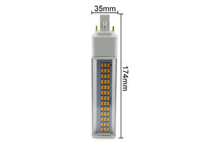 Оптовая цена G24 7 Вт светодиодная кукурузная лампа 110V-220V Алюминий + PC E27/G23/GX24 Базовая 3-летняя гарантия - Product Image 6