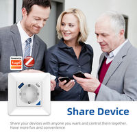 SMARSECUR TY-EU86 Prise intelligente Zigbee Tuya, prise EU, charge rapide USB Type-C, application domestique et commande vocale