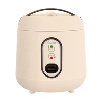 Mini cuiseur à riz 1,0 L/350 W, cuisson rapide, revêtement antiadhésif, avec tasse doseuse, pour étudiants, personnes âgées, célibataires, petites familles