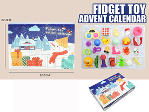 2023 vente chaude Anti Stress presser jouets sensoriel noël Fidget jouets Pack ensemble Fidget jouet <span class=keywords><strong>calendrier</strong></span> de l'avent - Product Image 4
