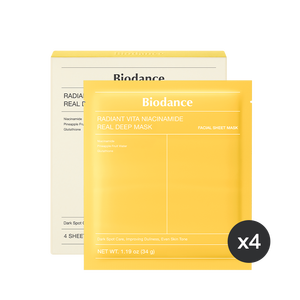 [Biodance] Mascarilla Facial Profunda Radiant Vita con Niacinamida, 1 Caja (34g*4 unidades) - Product Image 1