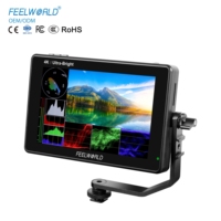 FEELWORLD LUT7S PRO Konfigurasi Khusus Monitor Kamera 7" 2200nits Layar Sentuh IPS Resolusi 1920x1200 Input 3G-SDI