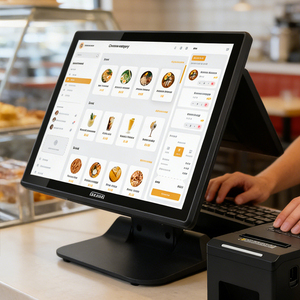 Système de point de vente Gilong GL-G170 Windows 10 avec écran tactile, processeur Intel I5, imprimante, <span class=keywords><strong>lecteur</strong></span> de codes-barres, pour les petites entreprises - Product Image 1