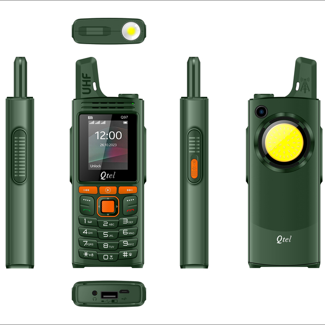 QTEL Q97 Bar Feature Phone 2500mAh Big Battery Strong Light Flashlight Loud Speaker FM Radio 0.3MP Camera Unlocked