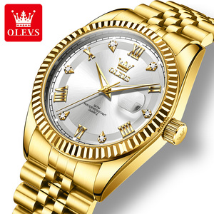 Reloj Inteligente OLEVS 5680 OEM con Logotipo Personalizado, Acero Inoxidable, Clásico, Luminoso, Popular, Resistente al Agua, con Calendario, de Cuarzo - Product Image 2