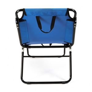 Folding <b>Beach</b> <b>Chair</b> Garden and Camping Adjustable Metal Iron with 600D Fabric Moon <b>Chair</b> Backrest Powder Coating - Product Image 5