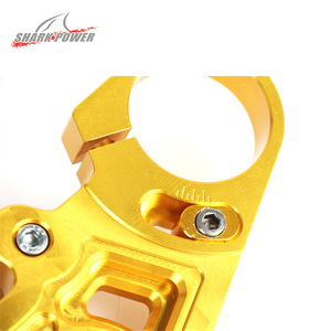 Độ Chính Xác Tùy Chỉnh Cao Nghệ Sĩ Biểu Diễn Cnc Nhôm Xe Máy Top Ba Kẹp Cân Bằng Ngã Ba Phía Trước Sốc Đối Với Yamaha R15V3 - Product Image 4