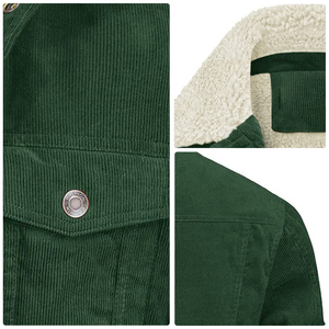 Shinesia Hommes Casual Sherpa <span class=keywords><strong>Chasse</strong></span> <span class=keywords><strong>Veste</strong></span> Homme Polaire Vintage Flanelle Fabricant Personnalisé Hiver <span class=keywords><strong>Velours</strong></span> <span class=keywords><strong>Côtelé</strong></span> Hommes <span class=keywords><strong>Veste</strong></span> - Product Image 6