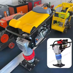 Pabrik 5.5HP 6.5HP Tamping mesin pemadat Rammer berat 75KG tanah dan Material pemadat untuk Konstruksi Pedesaan - Product Image 5