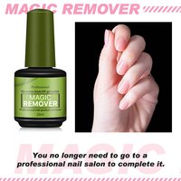 ZHIJIA 15ml OEM Marque Privée Non Toxique Soin des Ongles Dissolvant Magique pour Vernis à Ongles LED Durée de Polymérisation 30s Dissolvant Efficace Logo Personnalisé
