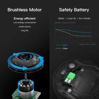 Robot Vacuum Cleaner Pintar untuk Rumah Tangga dengan Fungsi Menyapu, Mengepel, & Membersihkan Kering Otomatis untuk Penggunaan di Hotel, Mobil & RV - Bertenaga Baterai