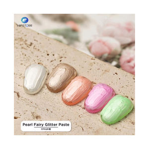 New Arrival Nail Art Creamy Gel Polish Pearl Fairy <b>Glitter</b> Paste Nail Cream Uv Gel Glaze Pearl Pigment <b>Painting</b> Gel - Product Image 1