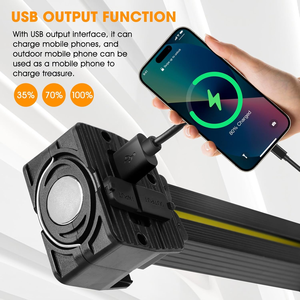 USB có thể sạc lại từ 7 bánh mờ phòng tập thể dục đèn cho đặt ra cầm tay COB làm việc ánh sáng với 180 độ gấp - Product Image 4