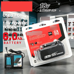 Batería de Gran Capacidad de 18 V, 5 Ah, 6 Ah, Apta para Baterías de Iones de Litio 18650, Estable y Compatible con BL1850 - Product Image 1