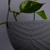 Pot de fleur en céramique suspendu à forte demande Produit de décoration pour la maison importé en porcelaine