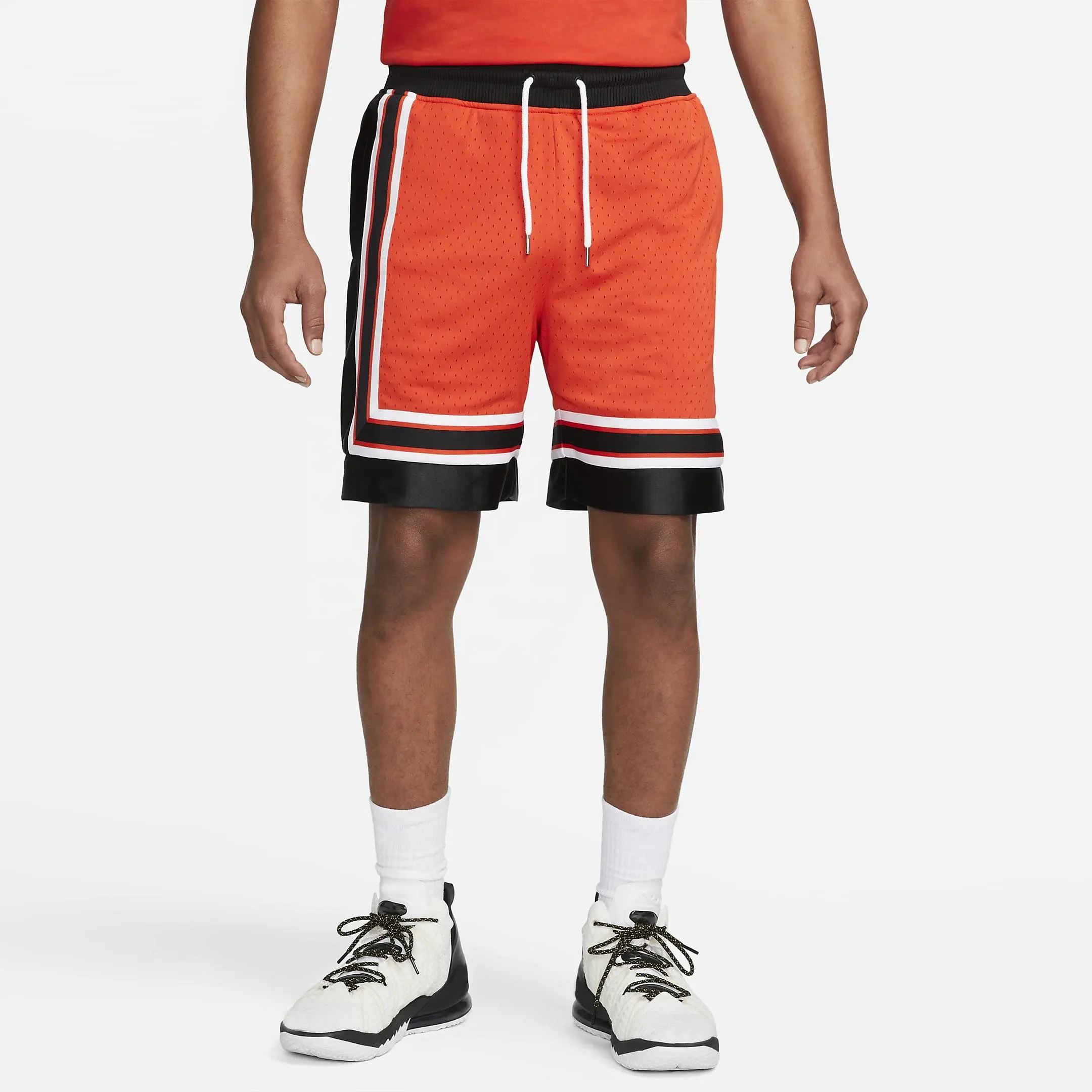 Custom Logo Polyester Gym Athletic Running Sport Fitness Beach basketball shorts with zipper pockets sweat mesh shorts men