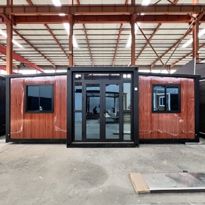 Sang trọng 20ft mở rộng container nhà nhỏ bằng gỗ biệt thự với thép và bánh sandwich Panel cho gia đình căn hộ - Product Image 1