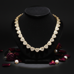 12มิลลิเมตรโครเมี่ยมเปิดหัวใจสร้อยคอเทนนิสเพทายสร้อยคอเครื่องประดับแฟชั่นที่ดีกับเสน่ห์ Choker โซ่สร้อยคอสำหรับผู้หญิง - Product Image 5