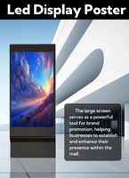 Écran LED Totem d'extérieur pour affichage publicitaire, IP65, tactile, animé, pour la signalisation, utilisation en magasin, en ascenseur, sur le sol