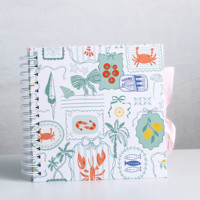 Papier imprimé pour scrapbooking, couverture rigide, 30 feuilles, 60 pages, 8*8 pouces, album de scrapbooking DIY avec ruban