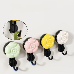 <span class=keywords><strong>Crochet</strong></span> à ventouse puissant, <span class=keywords><strong>sans</strong></span> trace, rangement <span class=keywords><strong>sans</strong></span> perçage, adhésif, pour la maison, la salle de bain, la cuisine, la <span class=keywords><strong>porte</strong></span>, le dos de la chaise, la salle de bain - Product Image 2