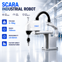 Robot Industrial SCARA de 4 Ejes FOBOT Mb10sc-700, 10 kg, Alcance de 700 mm, Control PLC SI Solutions para Dispensación y Ensamblaje de Precisión