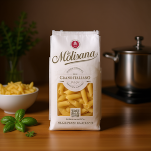 Pasta Molisana N. 019 Mezze Penne Rigate di Grano Duro Non Raffinato, Confezione da 24 Pezzi da 500g - Product Image 2