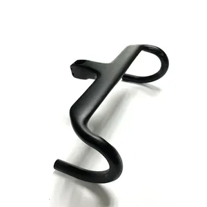 Guidon de vélo en fibre de carbone intégral personnalisable de 380 mm à 500 mm pour vélo de route et BMX, intégré et longueurs 401, 420, 440 mm, emballage carton - Product Image 3