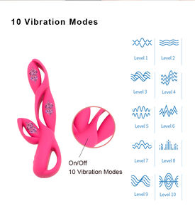 Hoogwaardige seksspeeltjes voor volwassenen met 10 masturbatoren voor vagina, borsten, clitoris, G-spot vibrator voor vrouwen, siliconen dildo's voor volwassenen. - Product Image 3