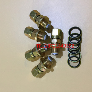 Valve de gonflage pour accumulateur hydraulique, valve anti-retour à azote, buse, ensemble de 5 pièces avec rondelles en cuivre - Product Image 3