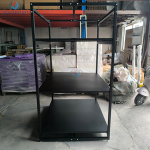 Estante de Exhibición para Supermercado de Acero Laminado en Frío de Alta Resistencia, Estante de Venta al por Menor Ajustable de Múltiples Niveles para Tienda de Especias - Product Image 5