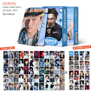 Nuove Carte Lomo Bifacciali ENHYPEN Kpop, Merchandise di Gruppo, Adesivi per Scrapbook Fai-da-Te, Collezione Idol, Carte Decorative ad Alta Definizione - Product Image 2
