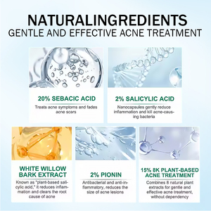 Gel anti-acné à l'<span class=keywords><strong>acide</strong></span> <span class=keywords><strong>salicylique</strong></span>, formule efficace, soin professionnel de la peau du visage, OEM/ODM - Product Image 2