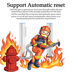 Tốc Độ Cao RFID Mã QR Nhận Dạng Khuôn Mặt Sinh Trắc Học Vân Tay Đầu Đọc Thẻ Cửa Quay Cổng Đu Hàng Rào Kiểm Soát Truy Cập - Product Image 5