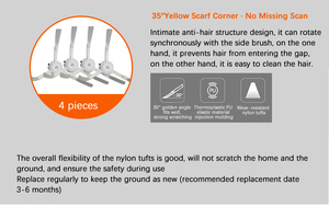 Pièces de rechange de haute qualité pour robot Roborock S5 : ensemble brosse principale et serpillière - Product Image 6