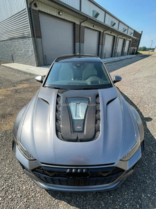Nouveau kit carrosserie en fibre de carbone pour Audi RS7 C8 2019-2024, comprenant capot, pare-chocs avant avec canards, ailes, jupes latérales, diffuseur arrière et aileron GT, noir - Product Image 3