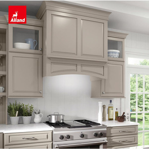 Armoires de cuisine Alland Princeton Maple Harbor Mist Sheer et Oak Cottage White Dry Brush avec îlot bibliothèque et placard - Product Image 3