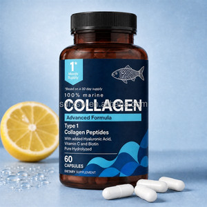 Cápsulas Blanqueadoras de Piel <span class=keywords><strong>con</strong></span> L-Glutatión y Colágeno Marino, <span class=keywords><strong>con</strong></span> Vitamina C, Queratina, Saw Palmetto y Ácido Hialurónico - Product Image 1
