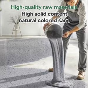 Peinture de sol en sable coloré époxy haute dureté et résistante à l'usure DEQI, peinture autolissante pour sols en marbre, pour chambres et bureaux - Product Image 2