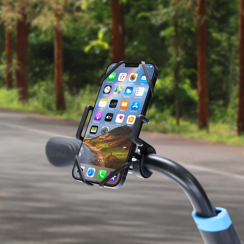 Новейший обновленный дизайн велосипед Мотоцикл держатель для телефона Подставка регулируемые велосипедные аксессуары портативный держатель для мобильного телефона
