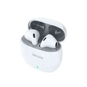 Vendita calda in-ear mini auricolari sportivi tws OEM portatili di tipo C wireless stereo wireless BT auricolari da gioco