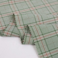 Tissu extensible populaire en polyester et élasthanne, à carreaux écossais tissés, teint en fil, pour pantalons, chemises et jupes