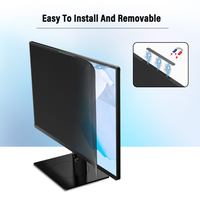 Op Voorraad Eenvoudig Te Verwijderen 0.43Mm Sterke Zuigkracht Privacy Filter Anti Glare Anti Spy Screen Protector Voor Desktop /Monitor/Computer
